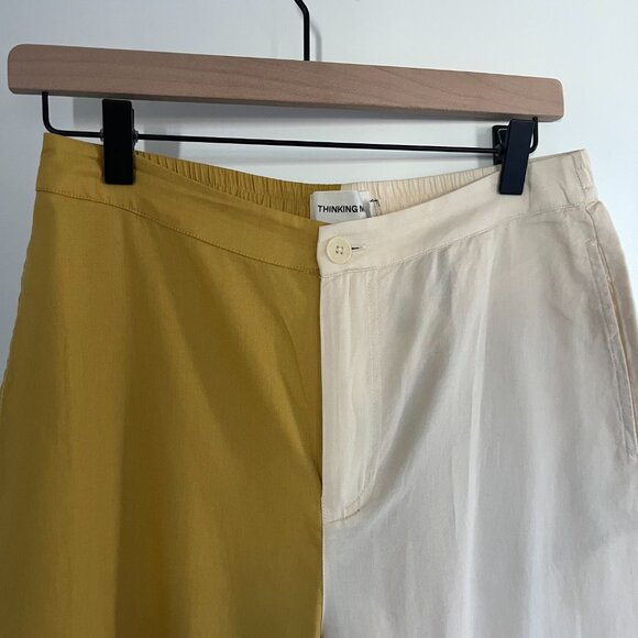 Thinking Mu NWT Mariam Patchwork Pants -Yellow, Size EU 38/US 6 - Picture 4 of 16